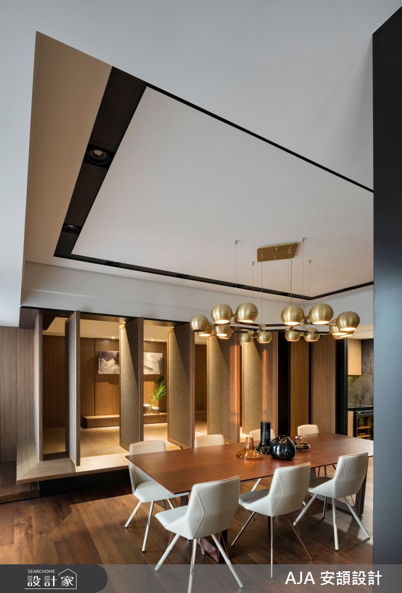 110坪新成屋(5年以下)＿飯店風餐廳案例圖片＿AJA安頡建築室內設計＿安頡_國泰森林觀道 王公館之11