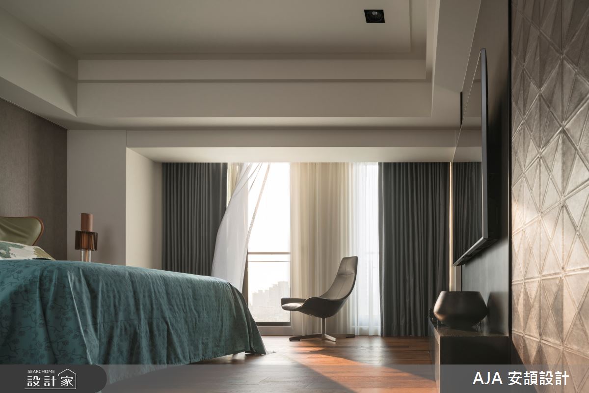 110坪新成屋(5年以下)＿飯店風臥室案例圖片＿AJA安頡建築室內設計＿安頡_國泰森林觀道 王公館之15
