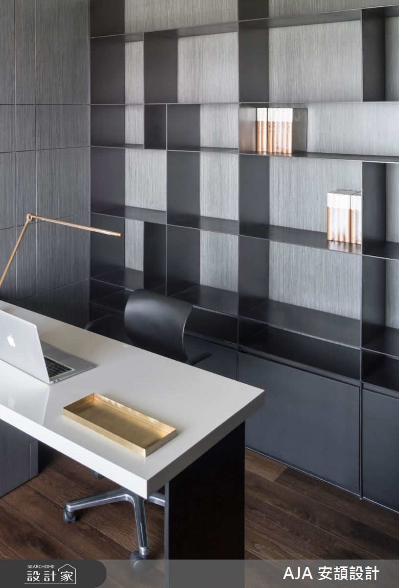110坪新成屋(5年以下)＿飯店風書房案例圖片＿AJA安頡建築室內設計＿安頡_國泰森林觀道 王公館之18