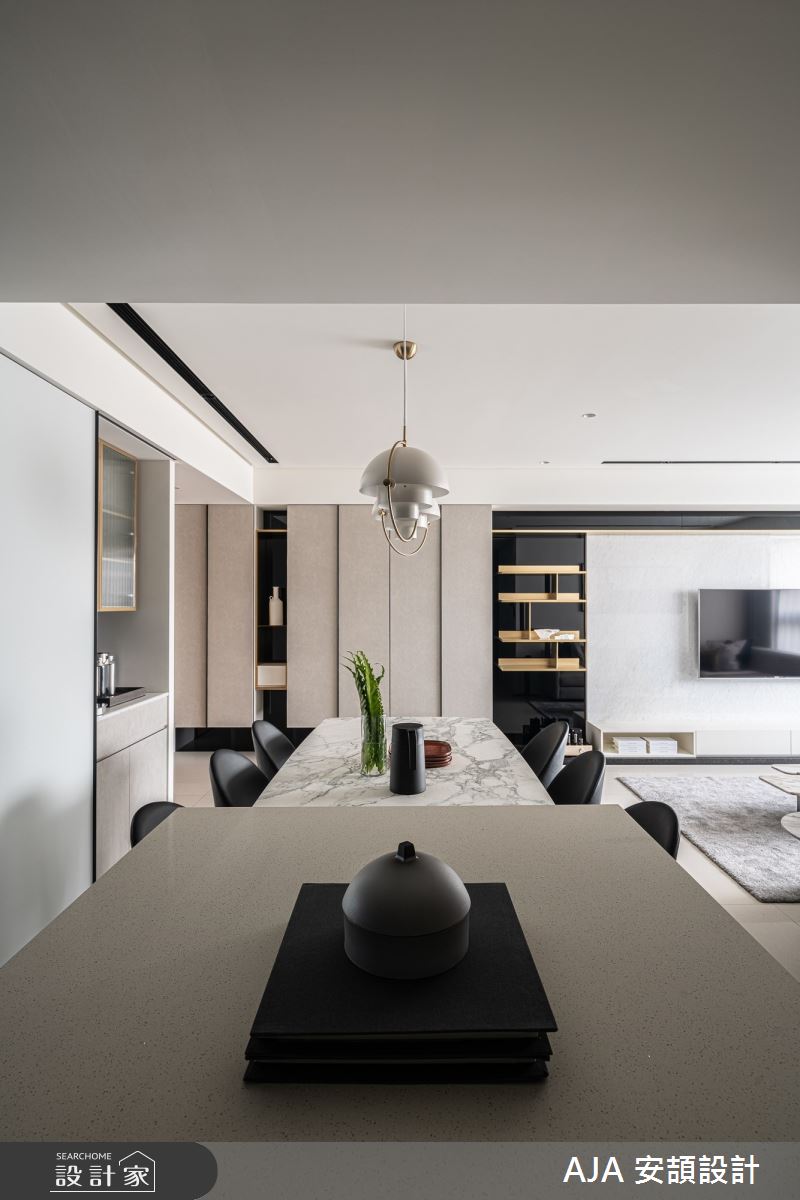 40坪新成屋(5年以下)＿現代風餐廳案例圖片＿AJA安頡建築室內設計＿安頡_橋立圓容之3
