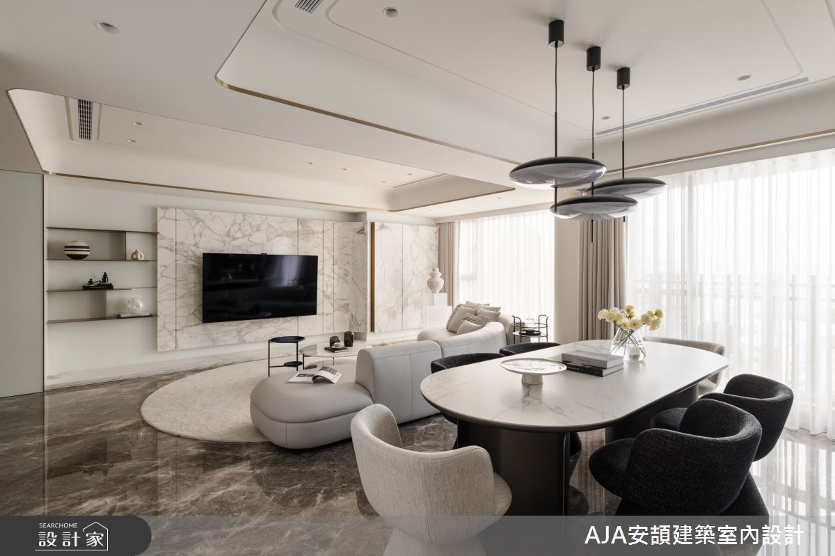 40坪新成屋(5年以下)＿現代風案例圖片＿AJA安頡建築室內設計＿安頡_國聚花園御所之6