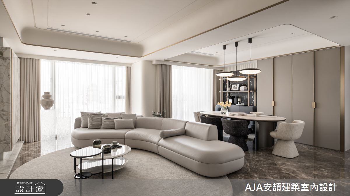 40坪新成屋(5年以下)＿現代風案例圖片＿AJA安頡建築室內設計＿安頡_國聚花園御所之4
