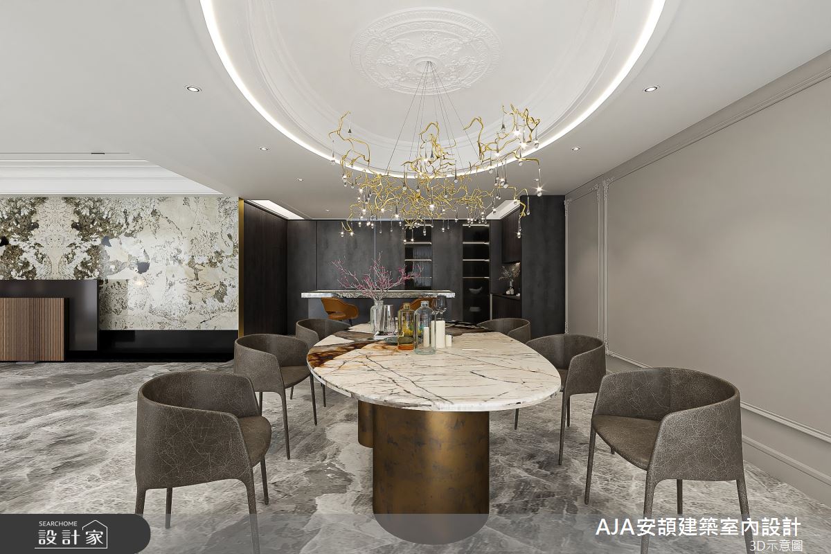 100坪新成屋(5年以下)＿飯店風餐廳案例圖片＿AJA安頡建築室內設計＿安頡_精銳市政廳之35