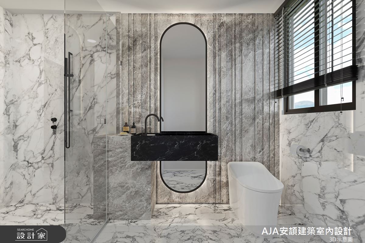 100坪新成屋(5年以下)＿飯店風浴室案例圖片＿AJA安頡建築室內設計＿安頡_精銳市政廳之49