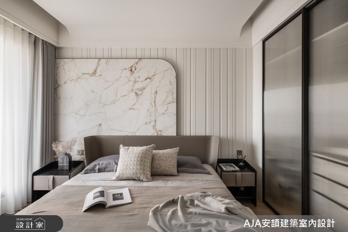 100坪新成屋(5年以下)＿飯店風臥室案例圖片＿AJA安頡建築室內設計＿安頡_精銳市政廳之17
