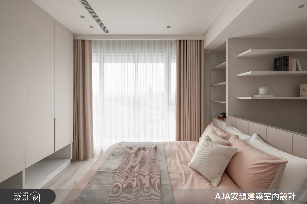 80坪新成屋(5年以下)＿現代風臥室案例圖片＿AJA安頡建築室內設計＿安頡_寶輝 CITY PARK 合併戶之20