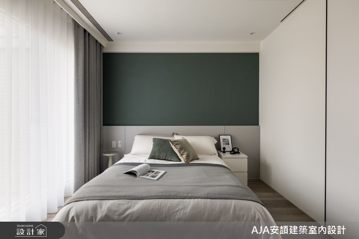 80坪新成屋(5年以下)＿現代風臥室案例圖片＿AJA安頡建築室內設計＿安頡_寶輝 CITY PARK 合併戶之21