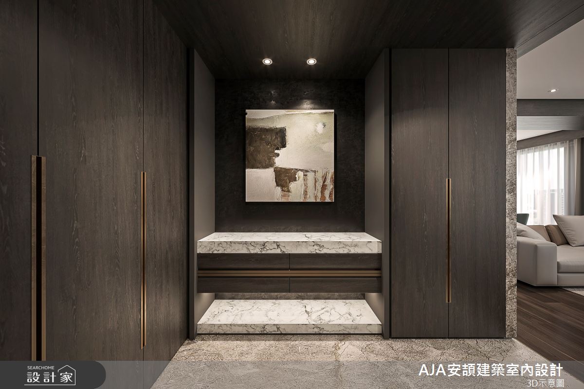 43坪新成屋(5年以下)＿現代簡約風玄關案例圖片＿AJA安頡建築室內設計＿安頡_寶輝citypark Y Housing Interior之32