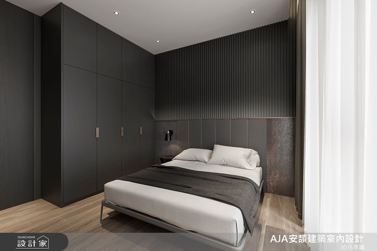 43坪新成屋(5年以下)＿現代簡約風臥室案例圖片＿AJA安頡建築室內設計＿安頡_寶輝citypark Y Housing Interior之42