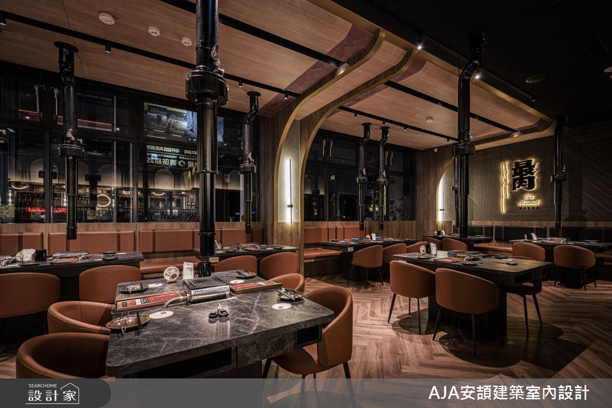 中古屋(5~15年)＿奢華風案例圖片＿AJA安頡建築室內設計＿安頡_王品 最肉 台中店之29