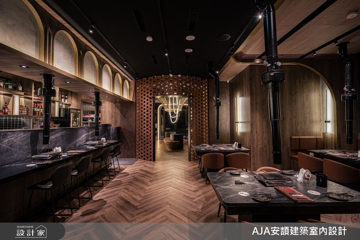 中古屋(5~15年)＿奢華風案例圖片＿AJA安頡建築室內設計＿安頡_王品 最肉 台中店之12