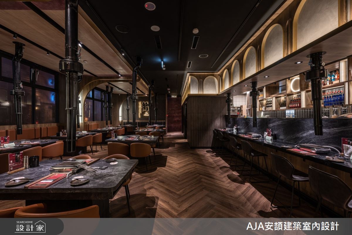 中古屋(5~15年)＿奢華風商業空間案例圖片＿AJA安頡建築室內設計＿安頡_王品 最肉 台中店之14