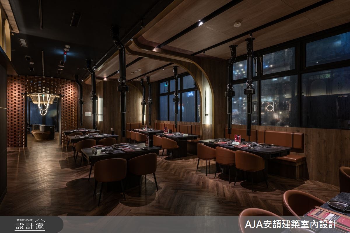 中古屋(5~15年)＿奢華風案例圖片＿AJA安頡建築室內設計＿安頡_王品 最肉 台中店之13