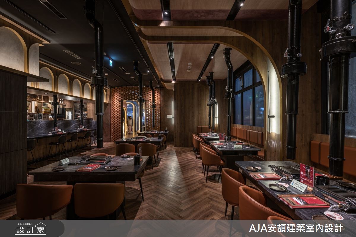 中古屋(5~15年)＿奢華風案例圖片＿AJA安頡建築室內設計＿安頡_王品 最肉 台中店之17