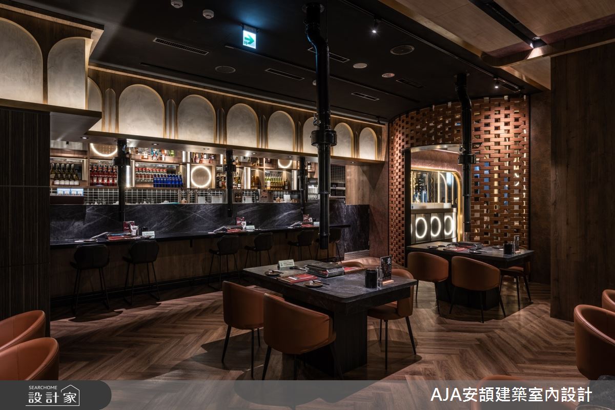 中古屋(5~15年)＿奢華風案例圖片＿AJA安頡建築室內設計＿安頡_王品 最肉 台中店之16