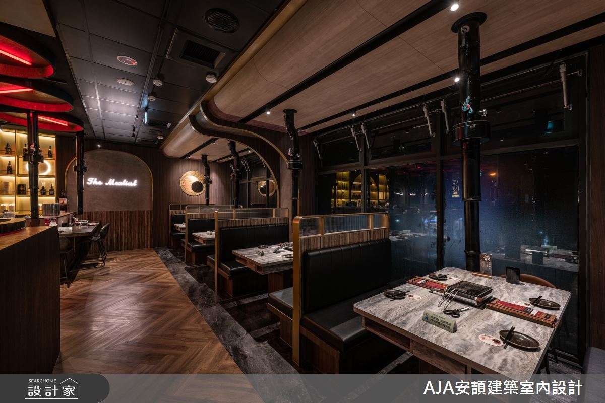 中古屋(5~15年)＿奢華風商業空間案例圖片＿AJA安頡建築室內設計＿安頡_王品 最肉 台中店之18