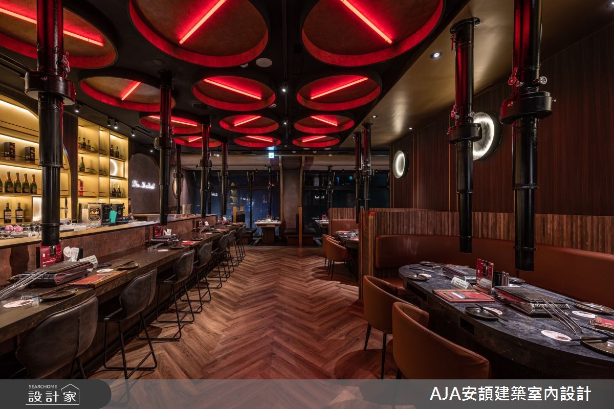 中古屋(5~15年)＿奢華風案例圖片＿AJA安頡建築室內設計＿安頡_王品 最肉 台中店之21