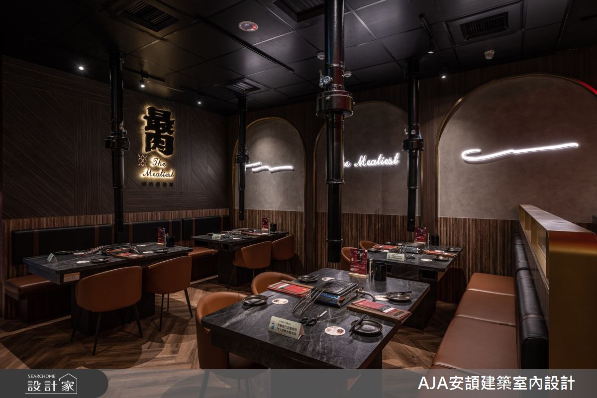 中古屋(5~15年)＿奢華風案例圖片＿AJA安頡建築室內設計＿安頡_王品 最肉 台中店之22