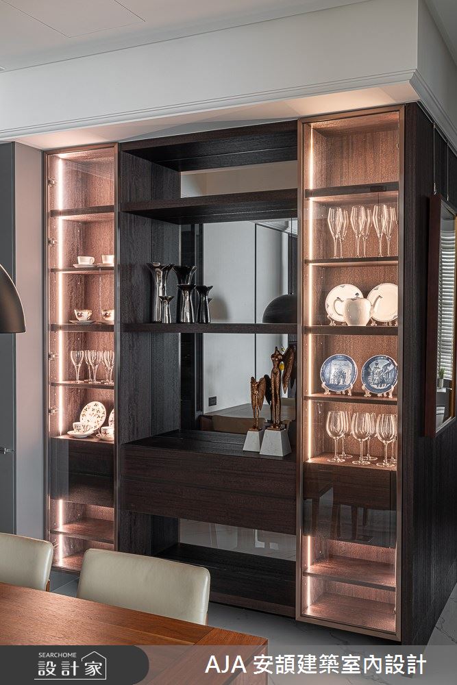39坪新成屋(5年以下)＿現代簡約風餐廳案例圖片＿AJA安頡建築室內設計＿安頡_國泰頤湖苑之16