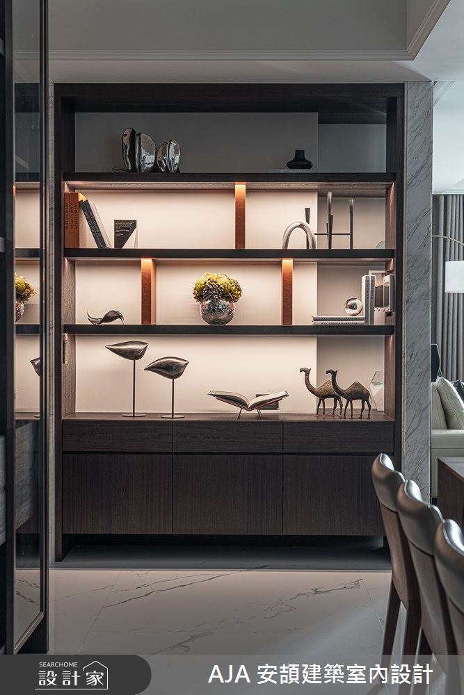 39坪新成屋(5年以下)＿現代簡約風餐廳案例圖片＿AJA安頡建築室內設計＿安頡_國泰頤湖苑之18