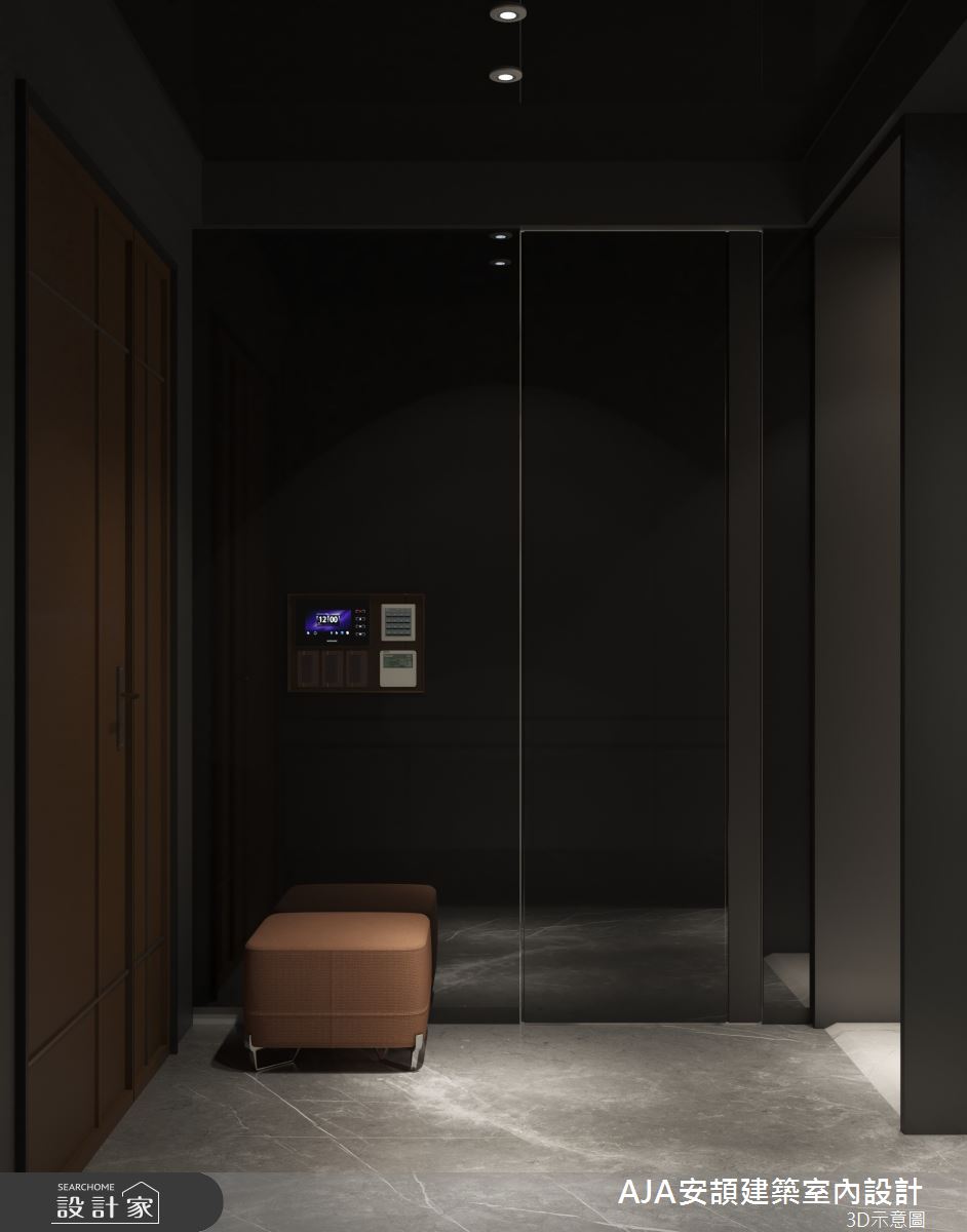 130坪毛胚屋＿現代簡約風玄關案例圖片＿AJA安頡建築室內設計＿安頡_新朗日匯 H house之28