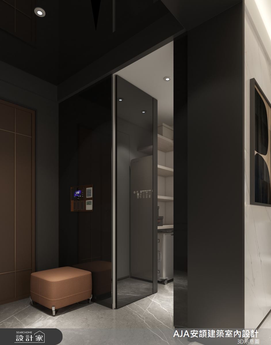 130坪毛胚屋＿現代簡約風玄關儲藏室案例圖片＿AJA安頡建築室內設計＿安頡_新朗日匯 H house之30