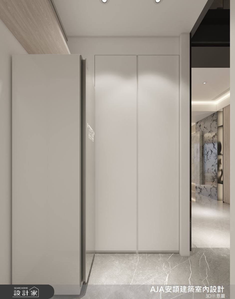130坪毛胚屋＿現代簡約風玄關案例圖片＿AJA安頡建築室內設計＿安頡_新朗日匯 H house之33