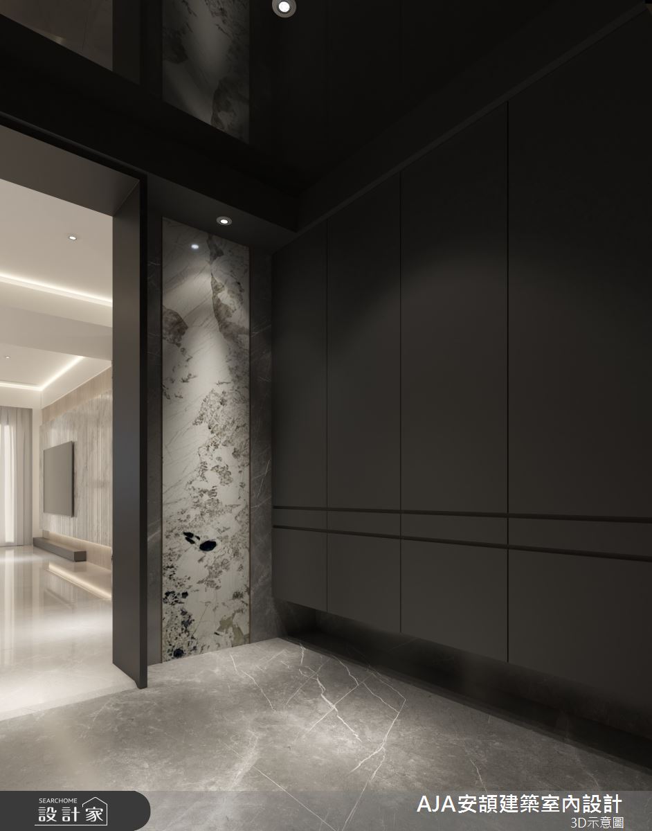 130坪毛胚屋＿現代簡約風玄關案例圖片＿AJA安頡建築室內設計＿安頡_新朗日匯 H house之35