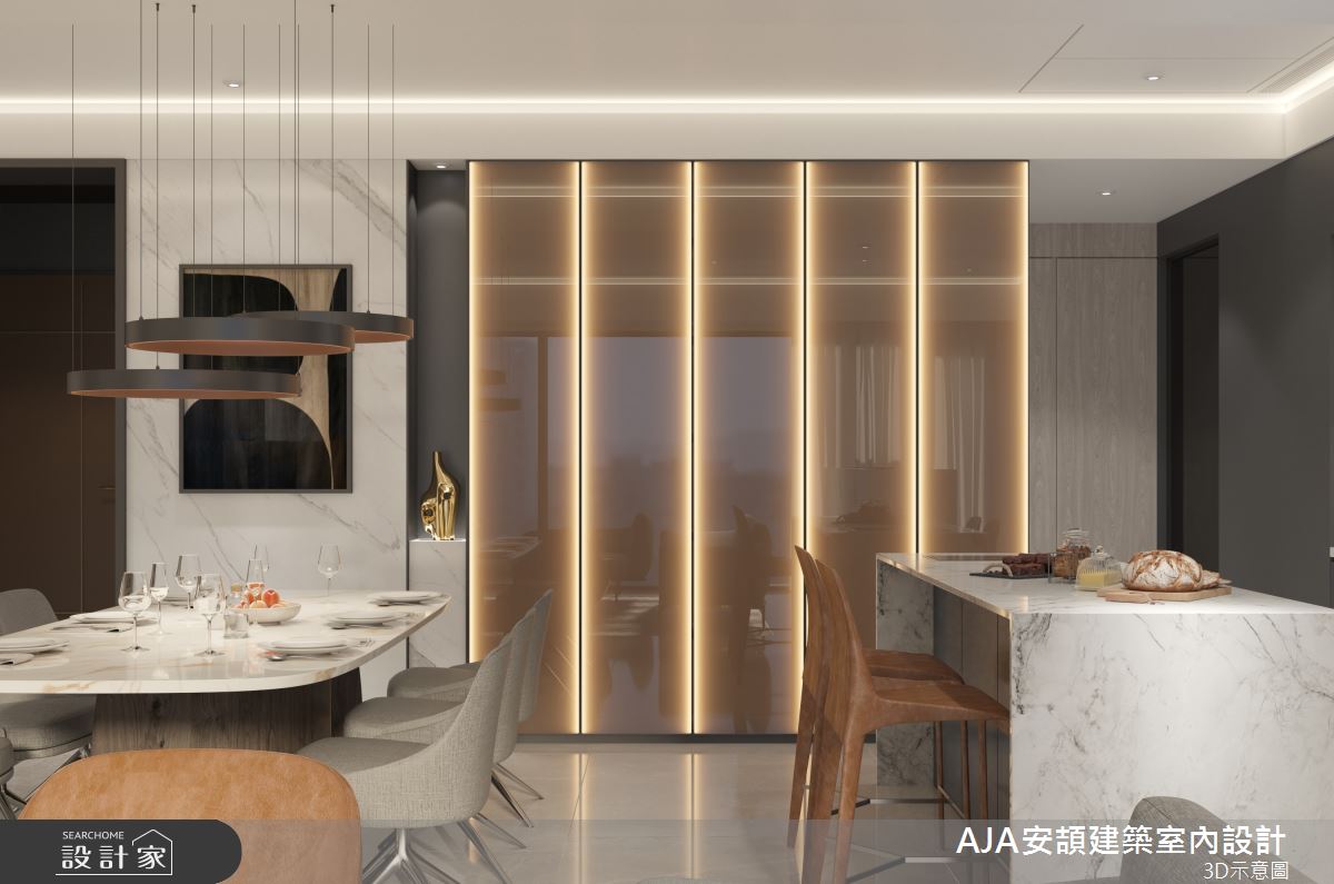 130坪毛胚屋＿現代簡約風餐廳吧檯案例圖片＿AJA安頡建築室內設計＿安頡_新朗日匯 H house之50