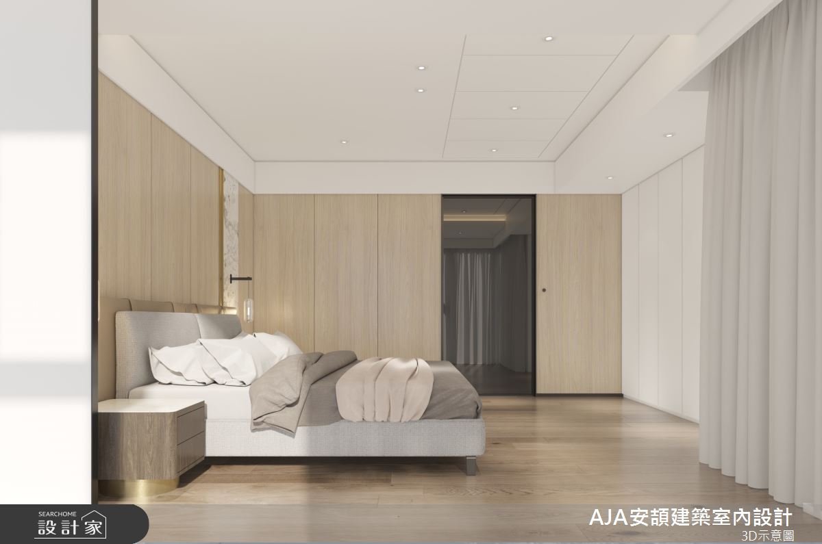 130坪毛胚屋＿現代簡約風臥室案例圖片＿AJA安頡建築室內設計＿安頡_新朗日匯 H house之52