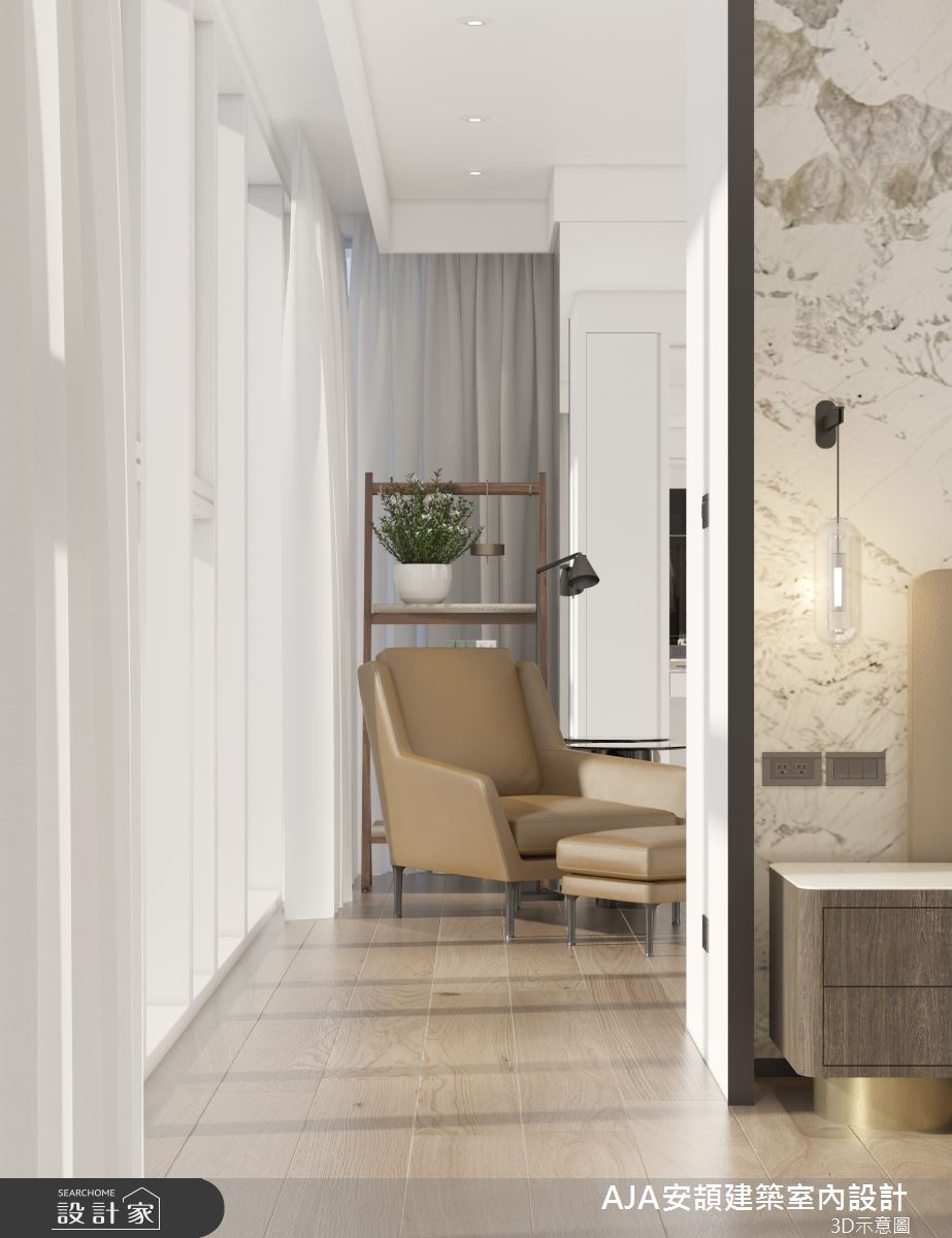 130坪毛胚屋＿現代簡約風臥室案例圖片＿AJA安頡建築室內設計＿安頡_新朗日匯 H house之5042