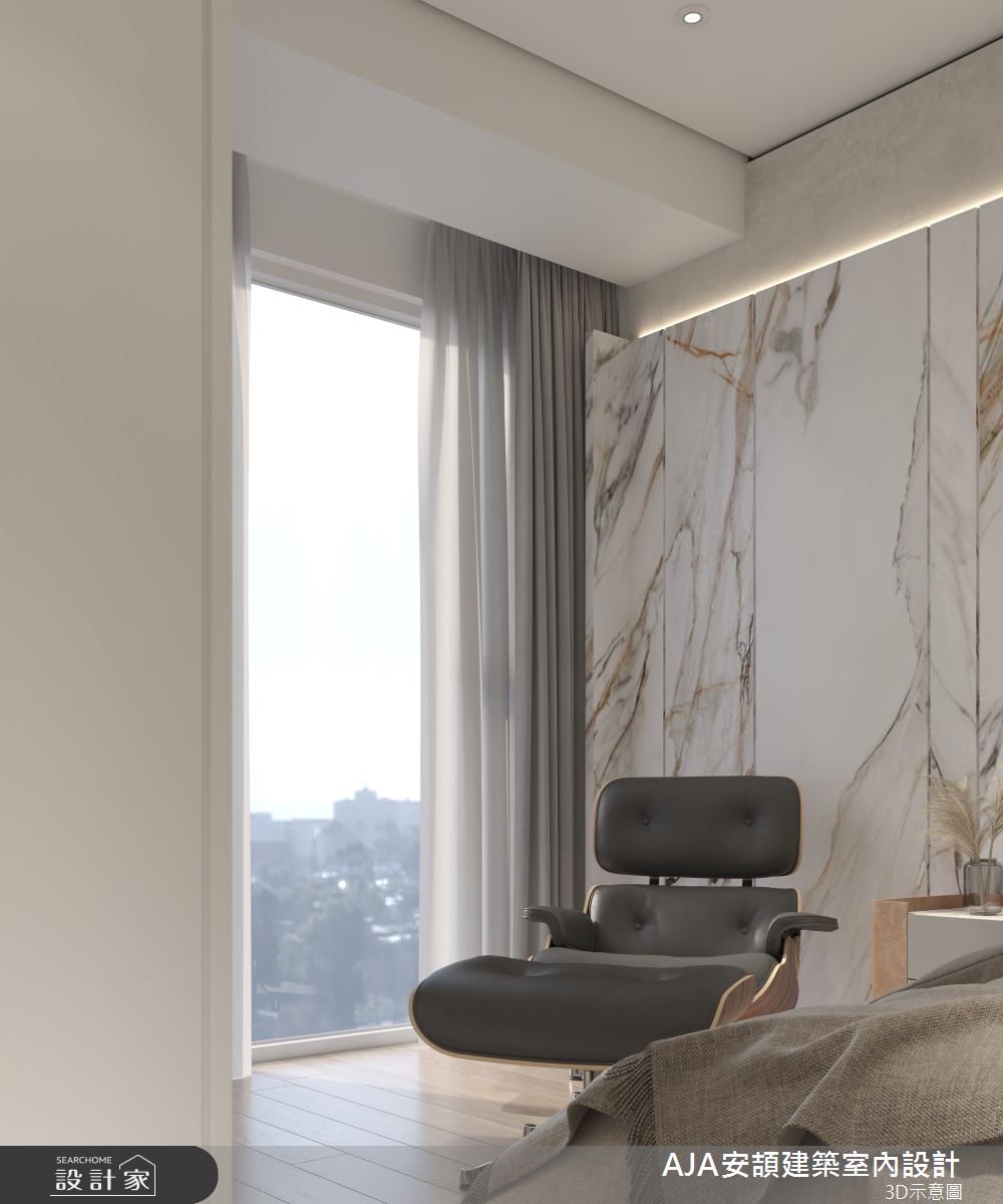 130坪毛胚屋＿現代簡約風臥室案例圖片＿AJA安頡建築室內設計＿安頡_新朗日匯 H house之66