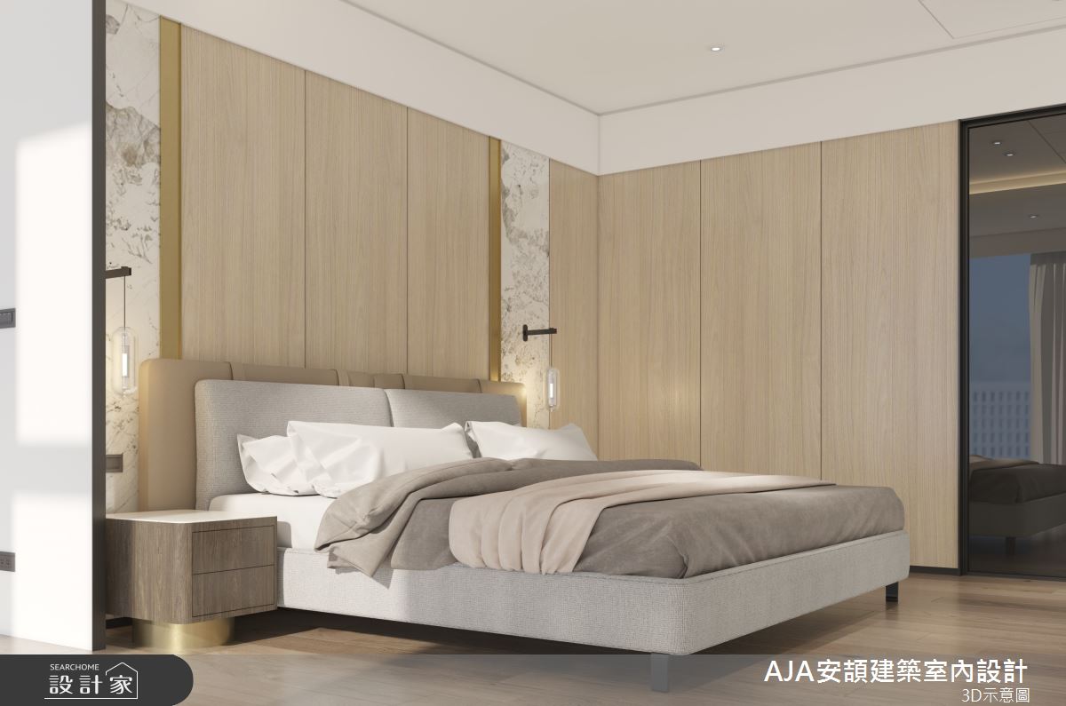 130坪毛胚屋＿現代簡約風臥室案例圖片＿AJA安頡建築室內設計＿安頡_新朗日匯 H house之54