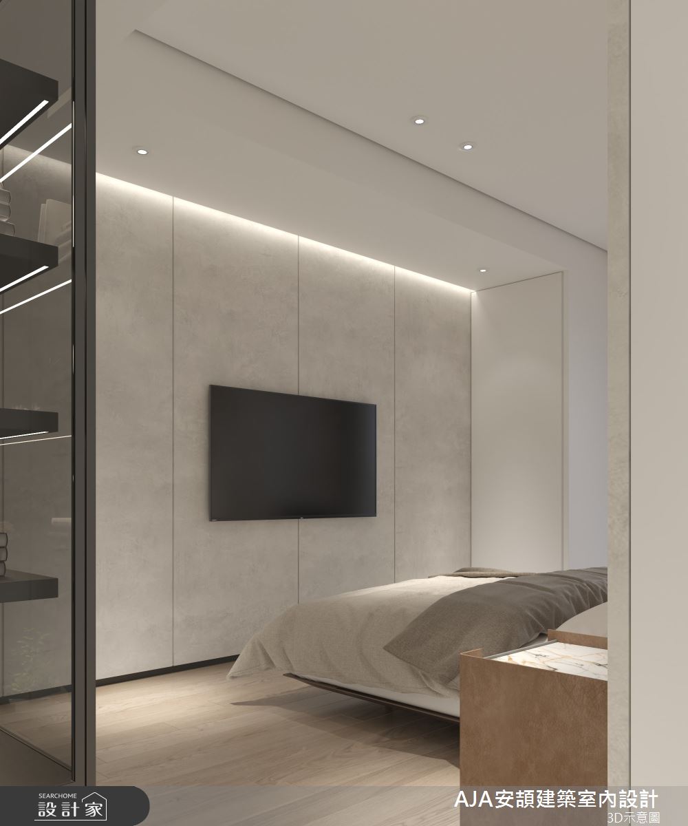 130坪毛胚屋＿現代簡約風臥室案例圖片＿AJA安頡建築室內設計＿安頡_新朗日匯 H house之65