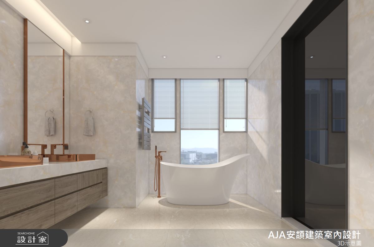 130坪毛胚屋＿現代簡約風浴室案例圖片＿AJA安頡建築室內設計＿安頡_新朗日匯 H house之75
