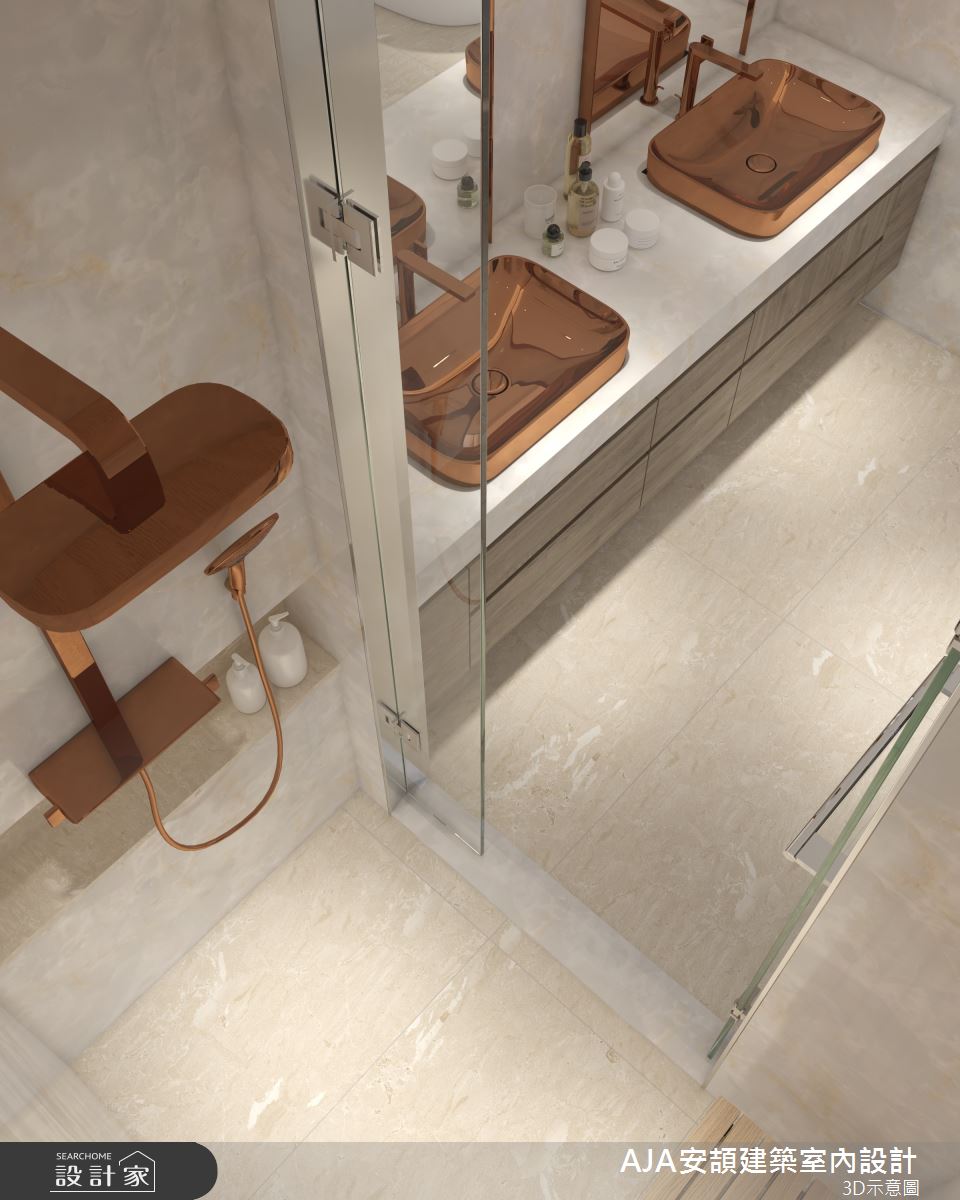 130坪毛胚屋＿現代簡約風浴室案例圖片＿AJA安頡建築室內設計＿安頡_新朗日匯 H house之78