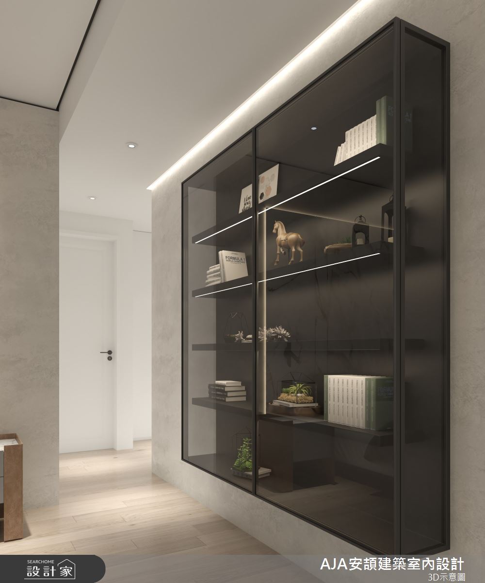 130坪毛胚屋＿現代簡約風更衣間案例圖片＿AJA安頡建築室內設計＿安頡_新朗日匯 H house之68