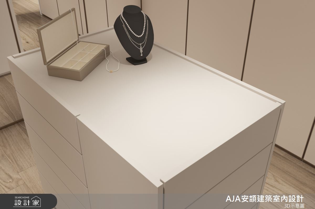 130坪毛胚屋＿現代簡約風更衣間案例圖片＿AJA安頡建築室內設計＿安頡_新朗日匯 H house之58
