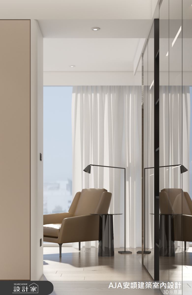 130坪毛胚屋＿現代簡約風臥室案例圖片＿AJA安頡建築室內設計＿安頡_新朗日匯 H house之56