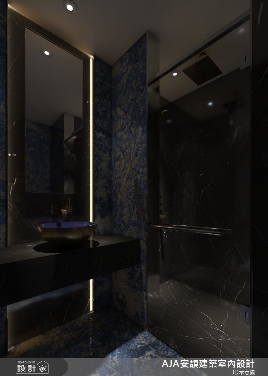 130坪毛胚屋＿現代簡約風浴室案例圖片＿AJA安頡建築室內設計＿安頡_新朗日匯 H house之80