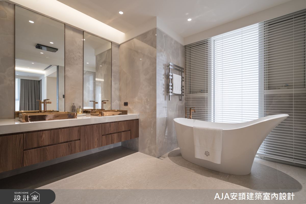 130坪毛胚屋＿現代簡約風浴室案例圖片＿AJA安頡建築室內設計＿安頡_新朗日匯 H house之19