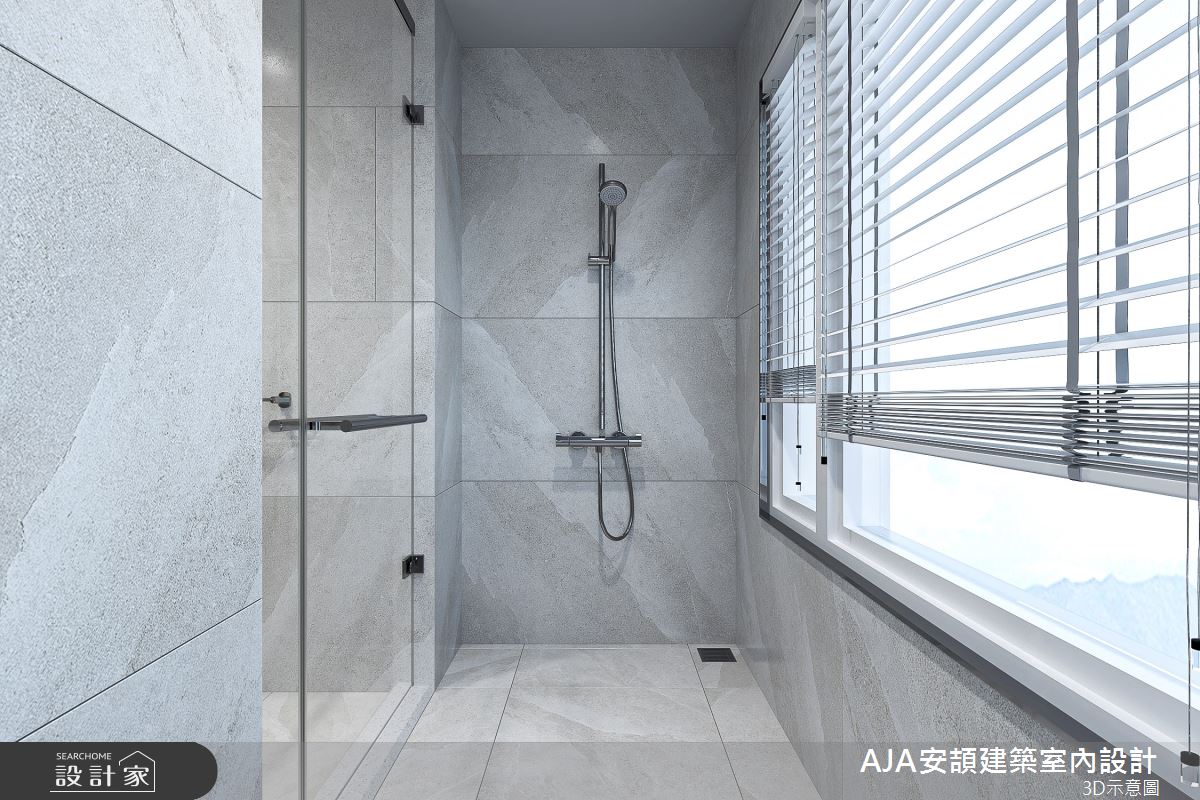 70坪中古屋(5~15年)＿現代簡約風浴室案例圖片＿AJA安頡建築室內設計＿安頡_寶輝花園廣場之28