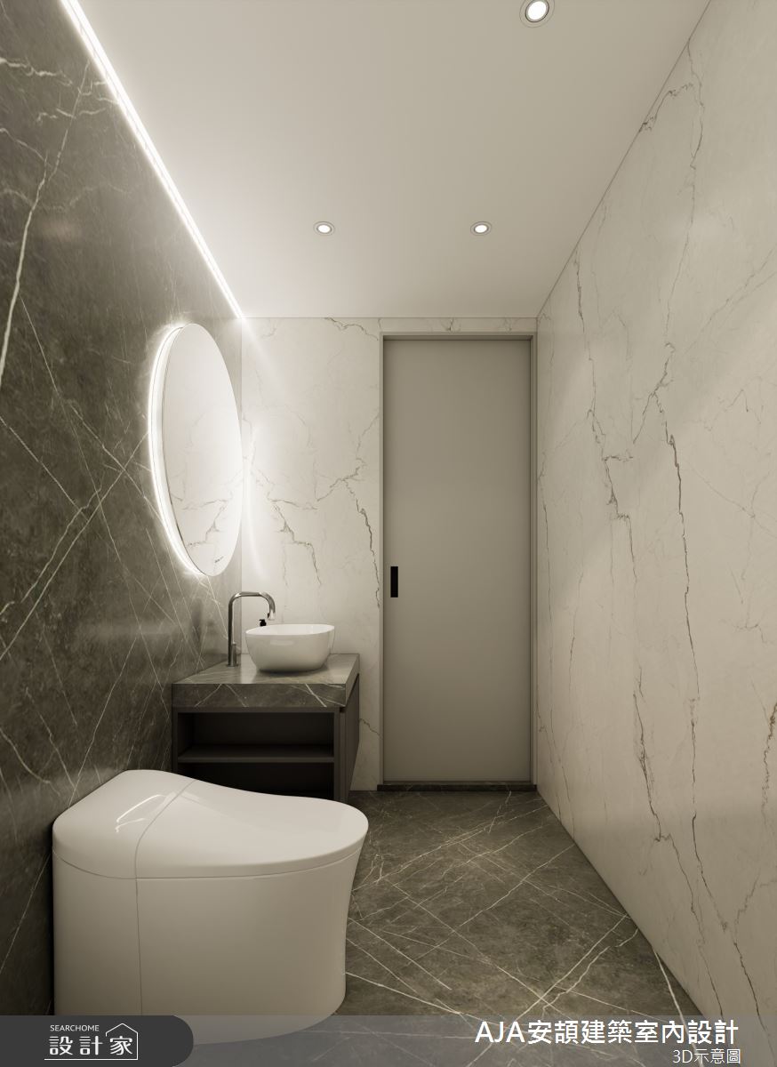 56坪毛胚屋＿現代風浴室案例圖片＿AJA安頡建築室內設計＿安頡_House of Honor｜典藏之宅之17