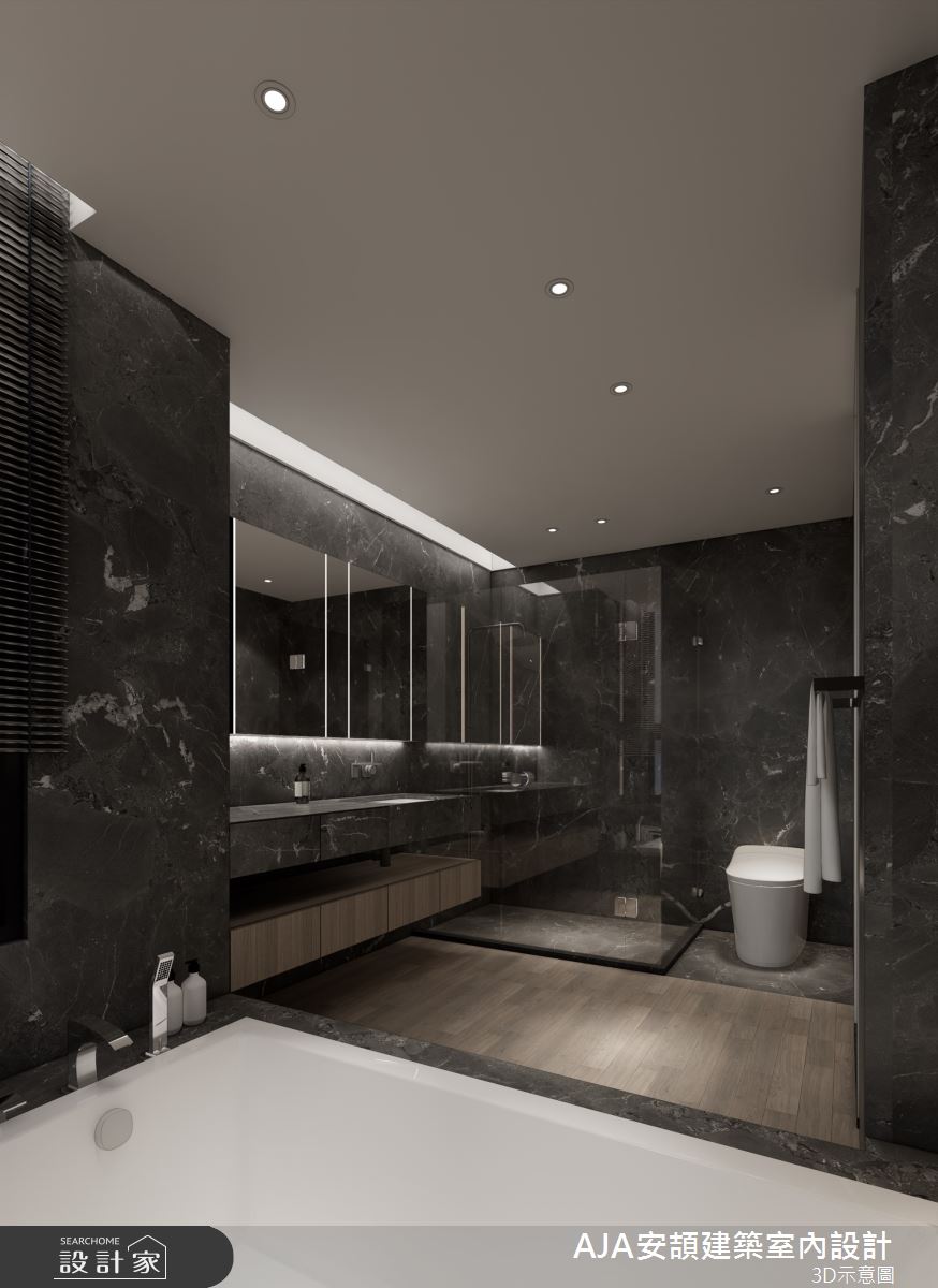 56坪毛胚屋＿現代風浴室案例圖片＿AJA安頡建築室內設計＿安頡_House of Honor｜典藏之宅之29