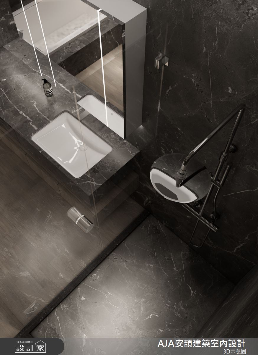 56坪毛胚屋＿現代風浴室案例圖片＿AJA安頡建築室內設計＿安頡_House of Honor｜典藏之宅之30