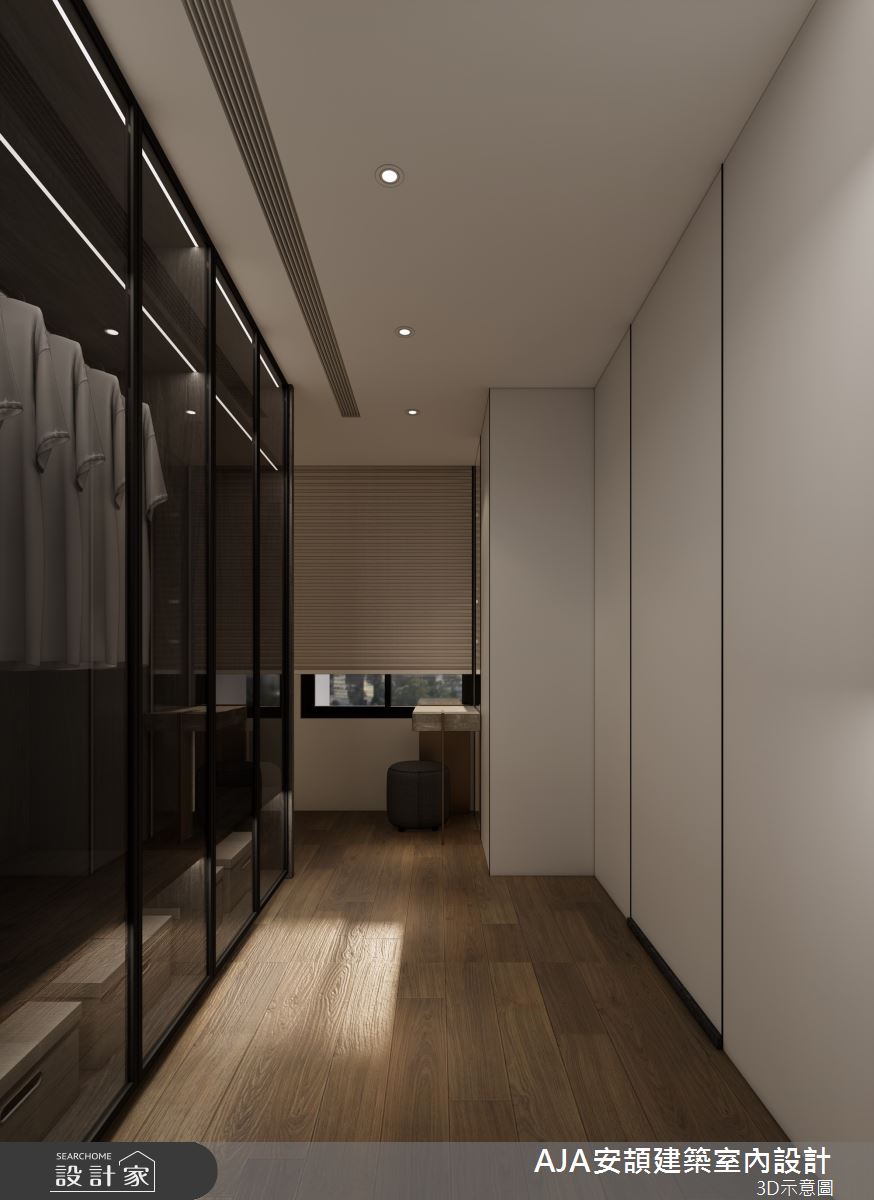 56坪毛胚屋＿現代風更衣間案例圖片＿AJA安頡建築室內設計＿安頡_House of Honor｜典藏之宅之26