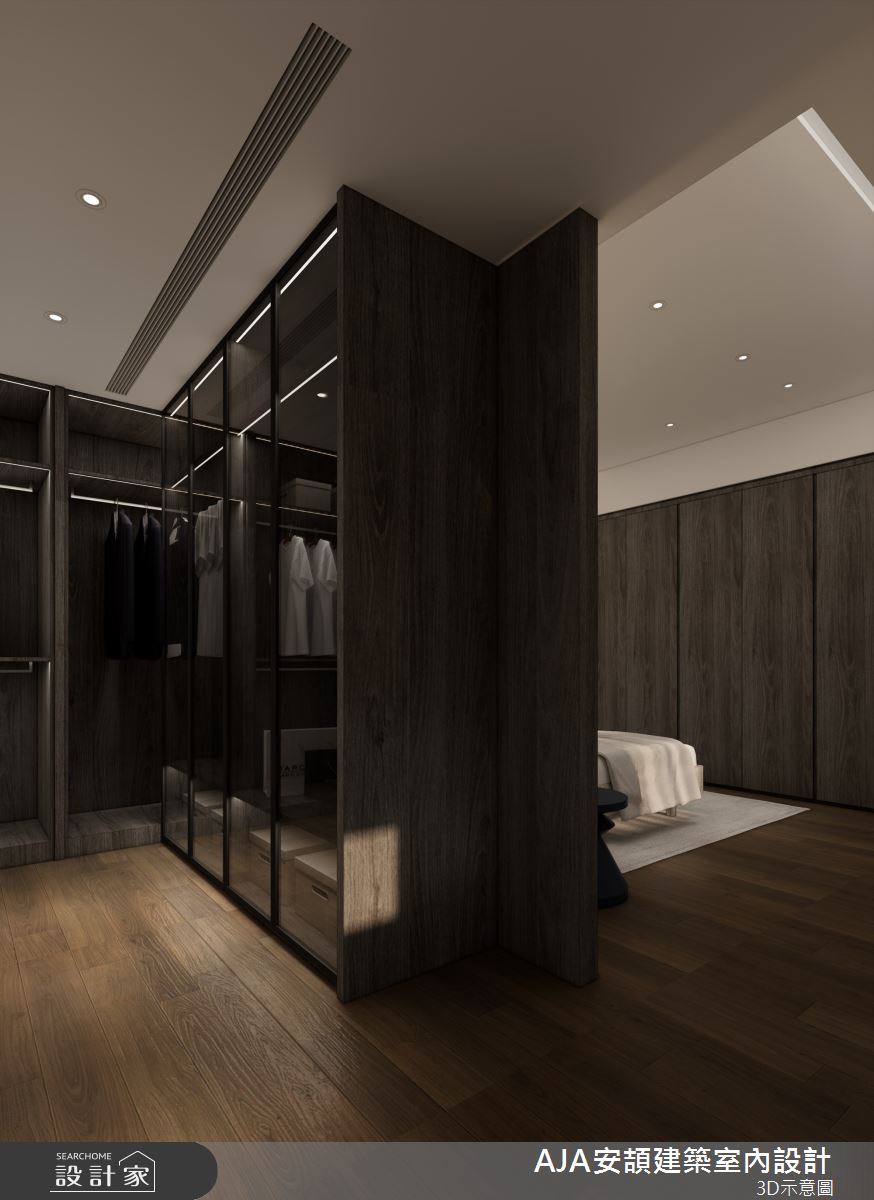 56坪毛胚屋＿現代風更衣間案例圖片＿AJA安頡建築室內設計＿安頡_House of Honor｜典藏之宅之22