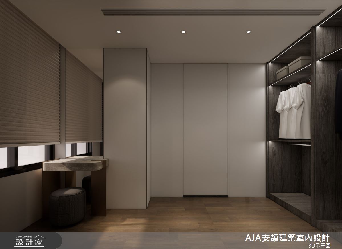 56坪毛胚屋＿現代風更衣間案例圖片＿AJA安頡建築室內設計＿安頡_House of Honor｜典藏之宅之24