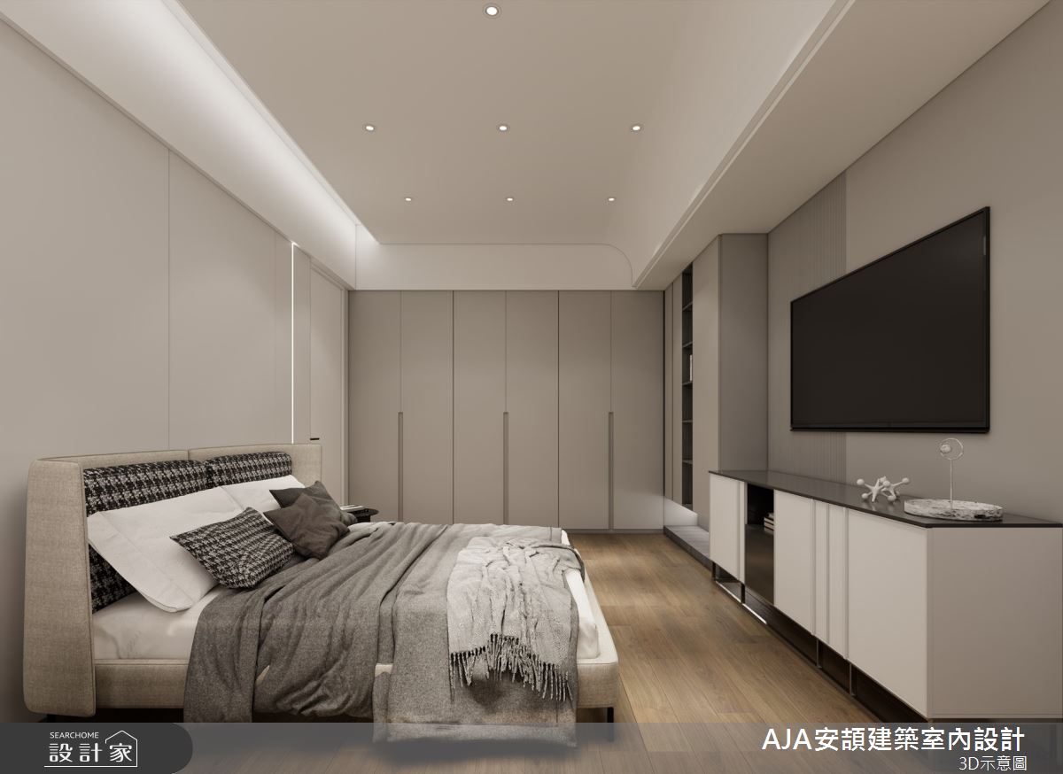 56坪毛胚屋＿現代風臥室案例圖片＿AJA安頡建築室內設計＿安頡_House of Honor｜典藏之宅之34