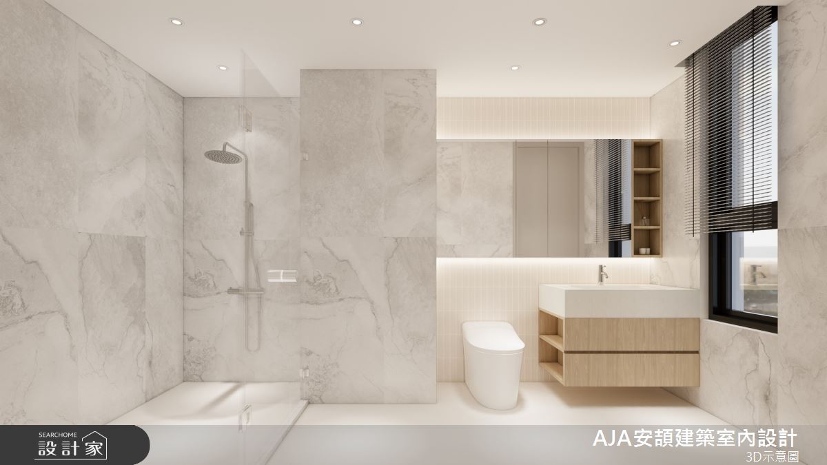 56坪毛胚屋＿現代風浴室案例圖片＿AJA安頡建築室內設計＿安頡_House of Honor｜典藏之宅之36